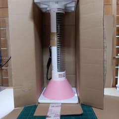 新品 昭和レトロ ピンク 東芝製 トールボーイ型 電気ストーブ SR