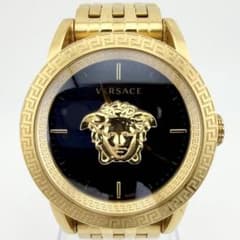 美品 ヴェルサーチ メデューサ パラッツォ エンパイア ゴールド メンズ