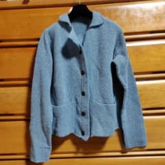 JURGEN LEHL 水色カーディガン ウール 美品♡ - メルカリ