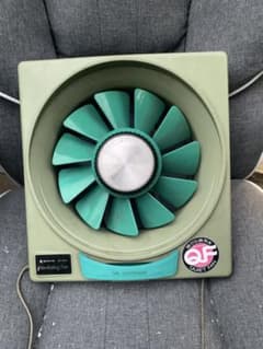 送料無料！』サンヨー換気扇EK-20AA緑 グリーン 昭和レトロ 美品