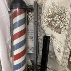 理容 床屋 サインポール 大阪サイン（株） OSB-8155 取付金具付き