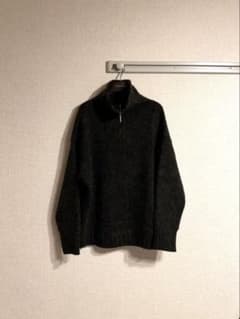 Omar Afrdi half zip mohair knit - メルカリ