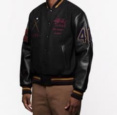 STUSSY 40TH ANNIVERSARY VARSITY JACKET - メルカリ