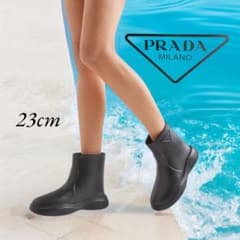 新品プラダレインブーツ2TE184 3LKD レディースフォームラバー 箱有り
