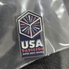 非売品】大阪関西万博 アメリカ館 記念ピンバッジ - メルカリ