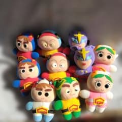 昭和レトロ非売品新品未使用未開封ガッチャマンヒーローぬいぐるみ同種