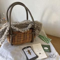 エバゴス フニュシュリンク スウィートPバスケット カシミヤ グレー