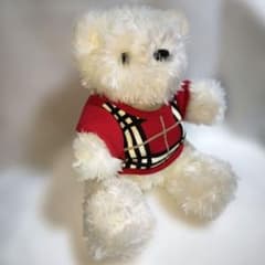 未使用 バーバリーテディベア専用箱付きアンティークノバチェック柄