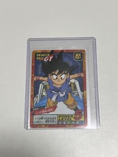 未剥がし ドラゴンボール GT カードダス 777 孫悟空 ダブルプリズム