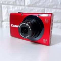 Canon PowerShot A3400 IS レッド デジタルカメラ 大人気 - メルカリ