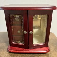 希少 昭和レトロ 木製オルゴール付きジュエリーボックス - メルカリ