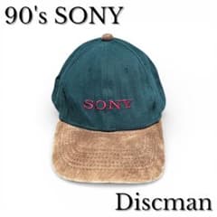 90's SONY Discman 企業 プロモーション キャップ 当時モノ - メルカリ