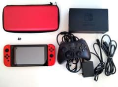 任天堂スイッチ本体＆HORIコントローラー＆128GBマイクロSDカード