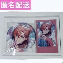 赤城ウェン 誕生日 箔押し缶バッジ&チェキ風カード にじさんじ 2025