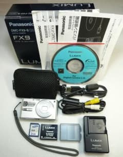LUMIX☆DMC-FX9⭕️箱入完品⭐️極美品⭕️安心の実働品☆無難な