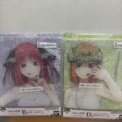 五等分の花嫁 一番くじ B賞 D賞 バストアップアクリルボード 中野二乃