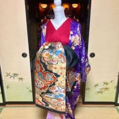 竜宮舞をんな 花魁 俎板帯『黒地雲取吉祥鳳凰華紋帯』 - メルカリ