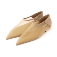 ETRE TOKYO ポインテッドメッシュスリッポン 38 ベージュ - メルカリ