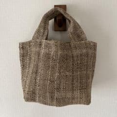 中川政七商店 手織り麻太糸のバッグ小 - メルカリ