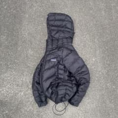 Patagonia 短丈 ダウンジャケット y2k テック系 11年製 人気 黒 - メルカリ