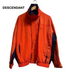 美品 DESCENDANT ナイロンジャケット オレンジ 秋冬コーデ - メルカリ