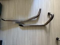 YAMAHAドラッグスター400用？ 社外スラッシュカットマフラー JMCA記載