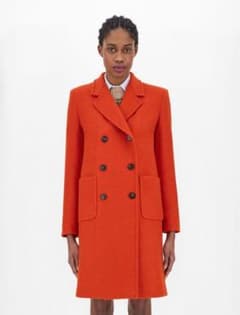 極美品✨】ウィークエンド ハリスツイード ダブルブレストミディコート