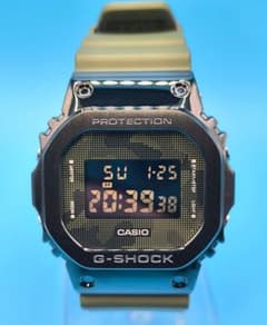 極美品】G-SHOCK GM-5600B-3JF 迷彩グリーン電池新品 - メルカリ