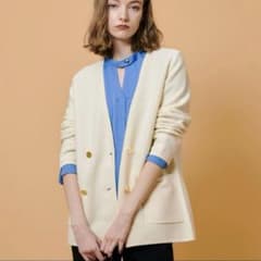 アルアバイル セミダブルガーターニットジャケット - メルカリ