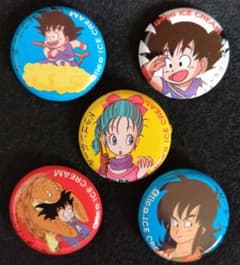 昭和レトロ ドラゴンボール バッジプレゼント グリコ アイスクリーム