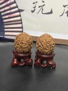 No.537 ❤️遊ぶクルミ 文玩核桃 高級小衆 精配宝瓶狮子头 - メルカリ