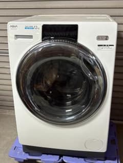怜*未様 ☆GJ23山口県下松市 ドラム式洗濯乾燥機 アクア AQW-DX12M