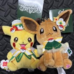 ポケパークカントー 限定 マスコットキーホルダー ピカチュウ イーブイ