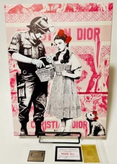 DEATH NYC キャンバスボードタイプ 【認定メタルプレート付き 】激レア