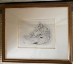 藤田嗣治(レオナール藤田)猫の本「アオラ」刷り番号147です。 - メルカリ