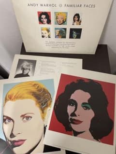 アンディ ウォホールFamiliar Faces 5枚セット 3フレーム付き - メルカリ