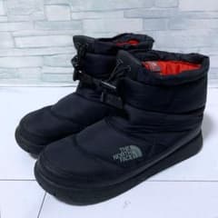 ザノースフェイス ショートブーツ 23 ヌプシ 軽量 防滑 黒 NFW51686