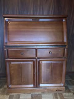 東海家具 ライティングビューローデスク CANADIAN - メルカリ