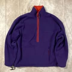 90s OLD GAP グリセード ナイロンジャケット リバーシブル 赤/紫