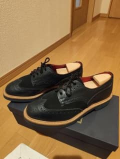 トリッカーズ/ウィングチップ カントリーシューズ／別注品 vibram