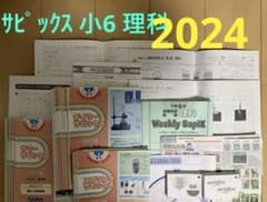 小6 理科 デイリーサピックス 24回分+春期講習•夏期講習 ウィークリー
