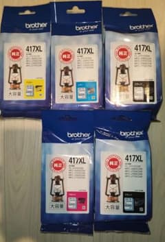 新品純正品brother 417XL インクカートリッジ4色 5個セット - メルカリ