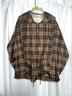 DAIRIKU ダイリク チェック ハーフジップナイロンパーカー ジャケット