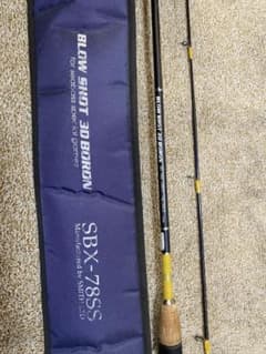 ブローショットボロンSBX-78SS シーバスロッド ロッドケース付き