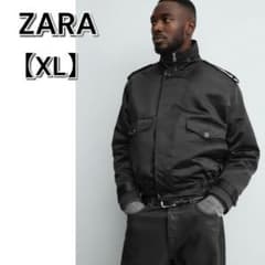 大きいサイズ ZARA テクニカル キルティング ボンバージャケット MA-1