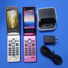 かんたんケータイ au KYF38ピンク ＆ KYF36シルバー 2台セット - メルカリ