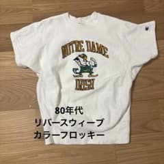 80s チャンピオンリバースウィーブ カラーフロッキー トリコタグ