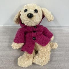 日本製】【服付き】COMO&RAY 子犬のルーク くたくたルーク ぬいぐるみ