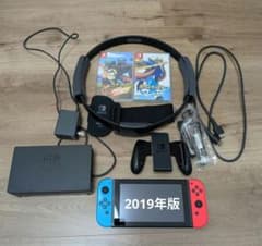 Nintendo Switch 本体 赤/青 リングフィット、ポケモンソード付 - メルカリ