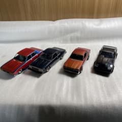 完成品】旧車 プラモデル 4台セットケンメリ ハコスカ ジャパン セリカ